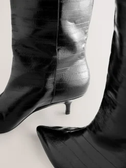 Next Noir texturé - Bottes Forever Comfort® à talons hauts Online