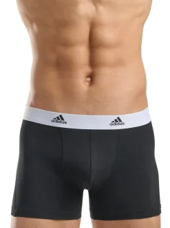 adidas Noir/Blanc - Active Flex Cotton 3 Pack Boxer 5pouces