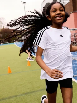 adidas - Baskets Runfalcon 5 Lace Running Junior Noir/Blanc New