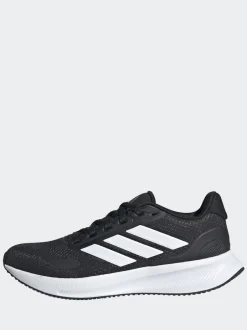 adidas - Baskets Runfalcon 5 Lace Running Junior Noir/Blanc New