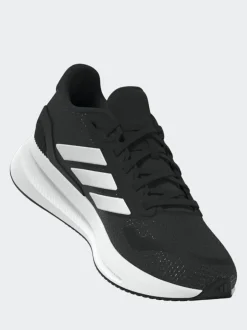 adidas - Baskets Runfalcon 5 Lace Running Junior Noir/Blanc New