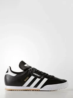 adidas originals Noir/Blanc - Samba Suede Trainers Clearance