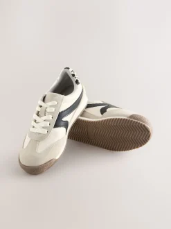 Next Noir/Blanc - Baskets à lacets Outlet