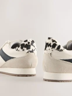 Next Noir/Blanc - Baskets à lacets Outlet