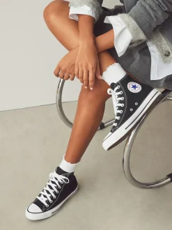 Converse Noir/Blanc - Chuck Taylor All Star High Trainers Clearance