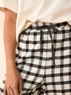 Next Noir/Blanc - 100de pyjamas % coton Manches Courts 2 Hot