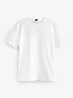 Next Noir/Blanc - Lot de 2 T-Shirts lourds à manches courtes Clearance