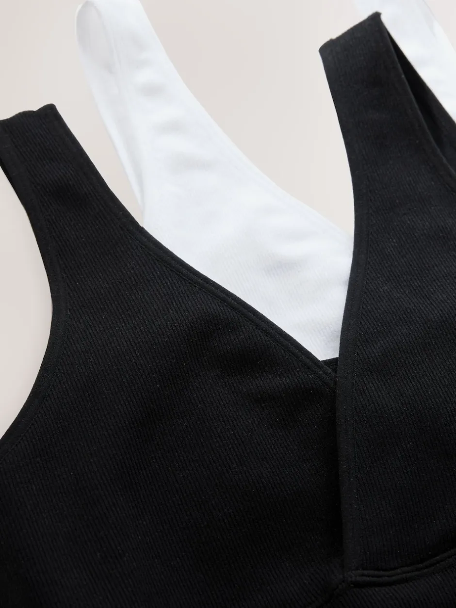 Next Noir/Blanc - Lot de gilets d’allaitement de maternité 2 Discount