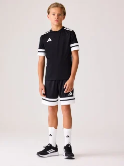 adidas - Maillot Squadra 25 enfant Noir/Blanc