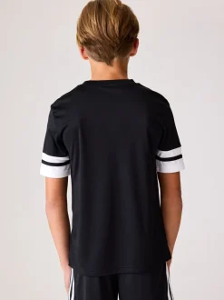 adidas - Maillot Squadra 25 enfant Noir/Blanc