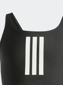 adidas Noir/Blanc - maillot de bain 3rayures pour enfant