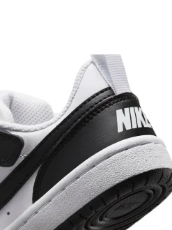 Nike - Baskets Junior Court Borough Low Recraft Noir/Blanc Outlet