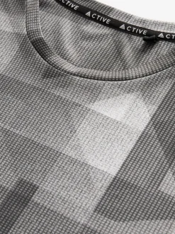 Next Noir/blanc - T-shirt d’entraînement imprimé Active Gym Sale