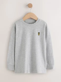 Next Noir/Blanc/Bleu - Lot de 8 T-shirts à manches longues et confortables (3-16ans)