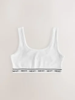 Next Noir/Blanc/Gris - Crop Tops 3 Pack (5-16ans) Online