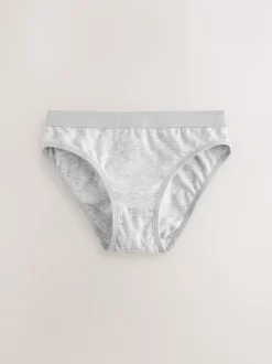 Next Noir/Blanc/Gris - Lot de 7 slips de bikini (5-16 ans)