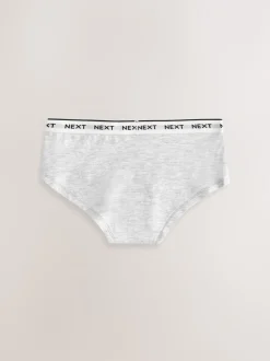 Next Noir/Blanc/Gris - Paquet de slips taille basse 10 (2-16ans) Online