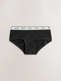 Next Noir/Blanc/Gris - Paquet de slips taille basse 10 (2-16ans) Online