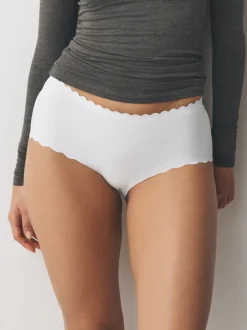 Next Noir/Blanc/Nu - Lot 3 culottes festonnées invisibles Hot