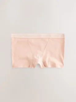 Next Noir/Blanc/Nu - Lot de 4 culottes à logo en coton Short Outlet