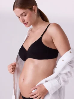 Next Noir/Blanc/Pastel Rose Nude - Lot de 3 Soutiens-gorge d’allaitement en coton Mélange Ultimate Comfort Discount