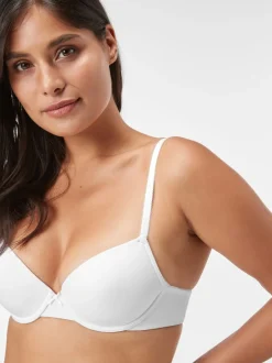 Next Noir/Blanc/Pastel Rose Nude - Lot de 3 soutiens-gorge en mélange de coton Ultimate Comfort Pigeonnant rembourré Best