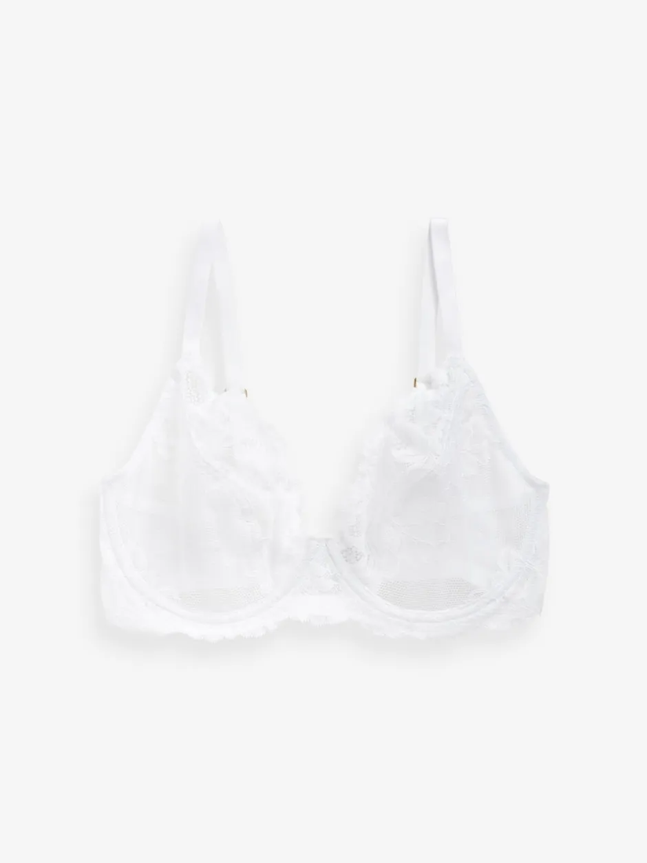 Next Noir/Blanc/Ppraline Nude - Soutien-gorge en dentelle DD+ 3 Pack Outlet