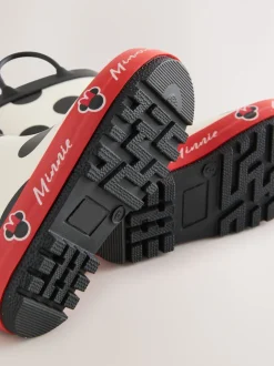 Next Noir/Blanc/Rouge - Bottes de pluie à poignée Minnie Mouse Discount