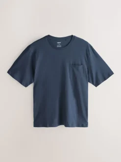 Next Noir/bleu marine - Ensemble de 3 pyjamas à carreaux en jersey à manches courtes Outlet