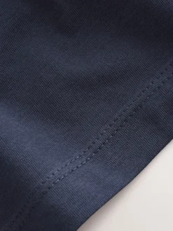 Next Noir/bleu marine - Ensemble de 2 pyjamas en jersey à carreaux et manches courtes Outlet