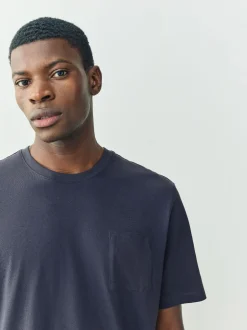 Next Noir/bleu marine - Ensemble de 2 pyjamas en jersey à carreaux et manches courtes Outlet