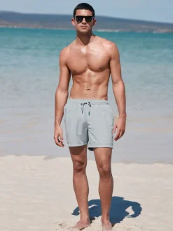 Next Noir/bleu marine/bleu clair/gris - Shorts de bain essentiels 4 Pack Outlet