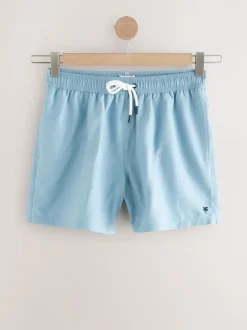 Next Noir/bleu marine/bleu clair/gris - Shorts de bain essentiels 4 Pack Outlet