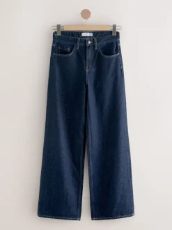 Next Noir/bleu rincé - Lot de 2 jeans à jambe large Clearance