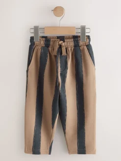 Next - Joggings Jambe large en jersey (3mois à7ans) Noir/Brun Hot