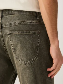 Next - Straight Fit Classic Jeans extensibles Noir/Brun Online