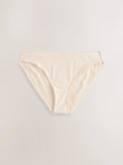 Next Noir/caramel nude/praline nude - 3 Slips Lot en coton côtelé New