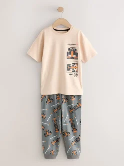 Next Noir/Crème McLaren - Pyjama à licence unique 100% coton (3-16ans) Sale