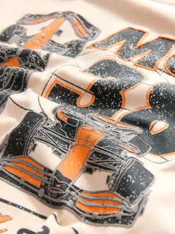 Next Noir/Crème McLaren - Pyjama à licence unique 100% coton (3-16ans) Sale