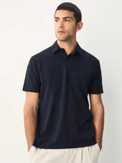 Next - Ajustement régulier - Polo en jersey Manches courtes 5 Pack Noir/écru/bleu/vert/rose New