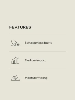 Next Noir/grège - Lot de 2 soutiens-gorge de sport sans coutures à col montant et impact modéré Best