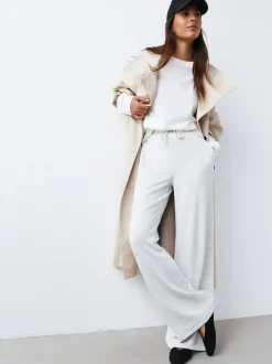 Next Noir/Gris - Joggings jambe large en jersey 2 Pack New