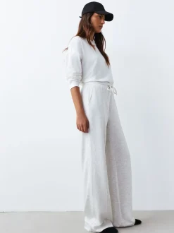 Next Noir/Gris - Joggings jambe large en jersey 2 Pack New