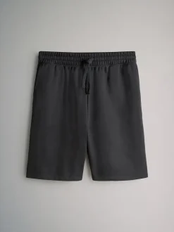 The Set Noir/Gris - Lot de 3 shorts de survêtement coupe décontractée