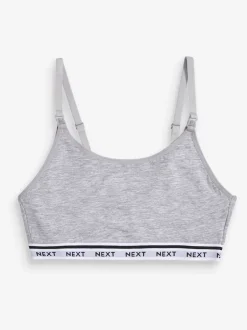 Next Noir/Gris - Maternité Allaitement Raccourci Ultimate Comfort Hauts 2 Pack Outlet