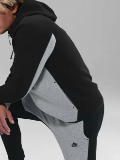 Nike - Tech Fleece Joggers Noir/Gris Discount