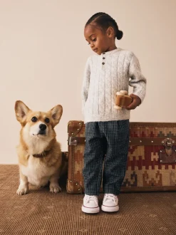 Next Noir/Gris - Pantalons élégants à enfiler (3mois à7ans) Clearance