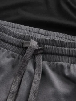 Next Noir/Gris - Pyjama manches longues en % coton à poignets 100 Sale