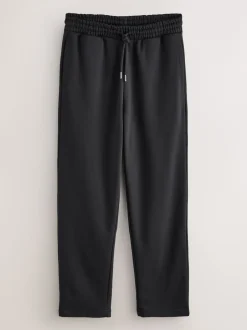 Next Noir/gris ardoise - Lot de 2 pantalons de jogging épais à dos brosse droit Best