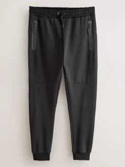 Next Noir/gris ardoise - Lot de 2 pantalons de jogging Interlock doux au toucher à chevilles Sale